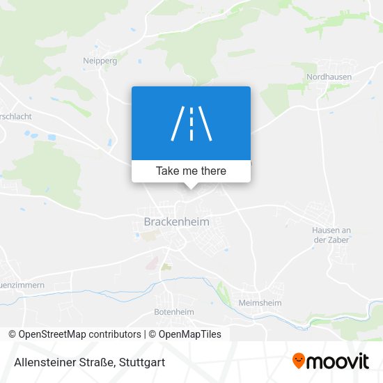 Allensteiner Straße map