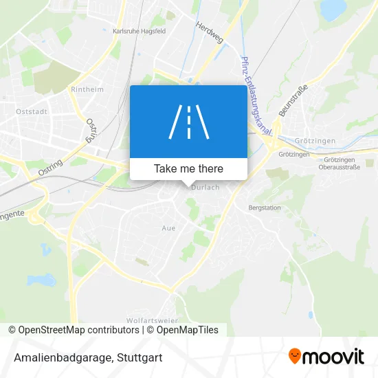 Карта Amalienbadgarage