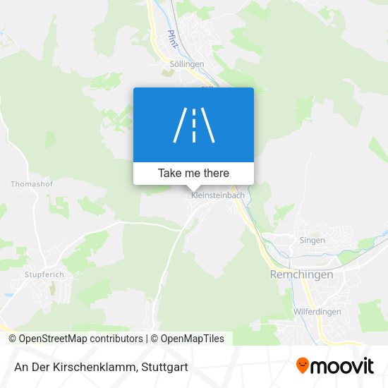 An Der Kirschenklamm map