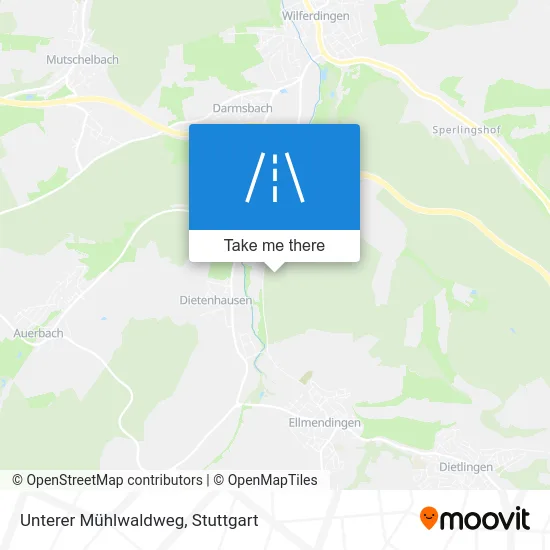 Карта Unterer Mühlwaldweg