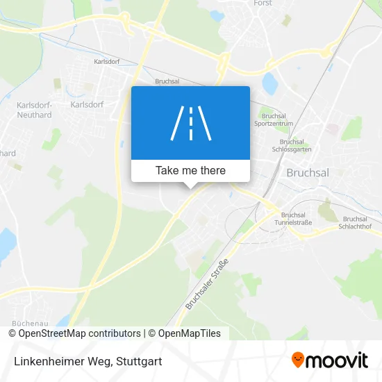 Карта Linkenheimer Weg