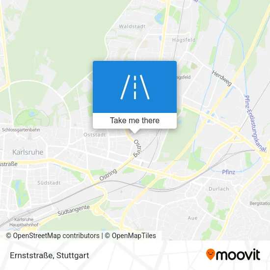 Ernststraße map