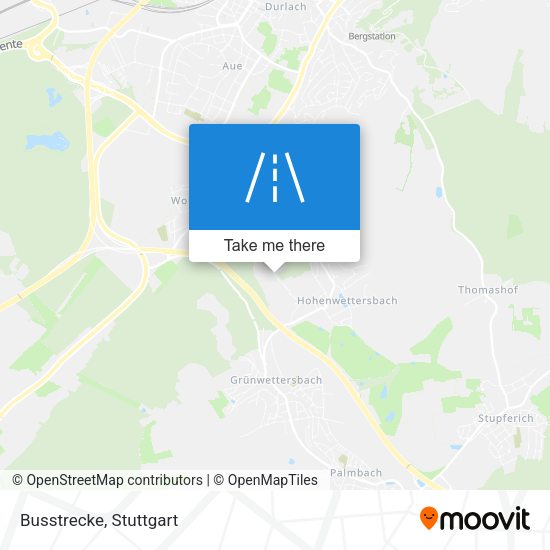 Карта Busstrecke