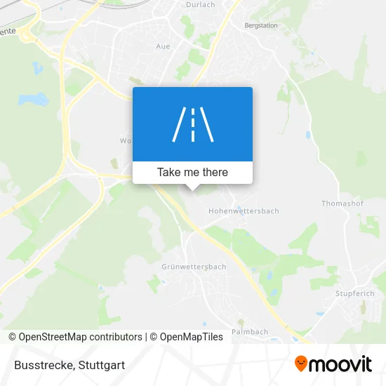 Карта Busstrecke