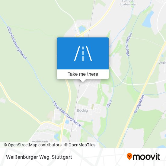 Карта Weißenburger Weg