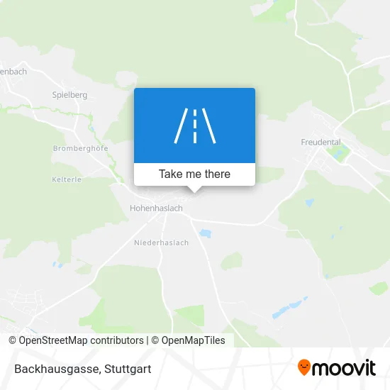 Карта Backhausgasse