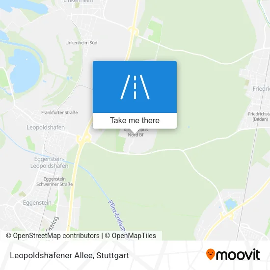 Карта Leopoldshafener Allee