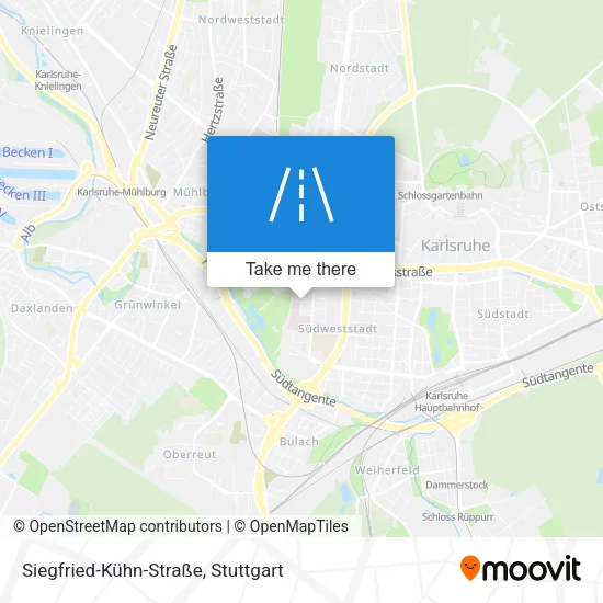 Карта Siegfried-Kühn-Straße