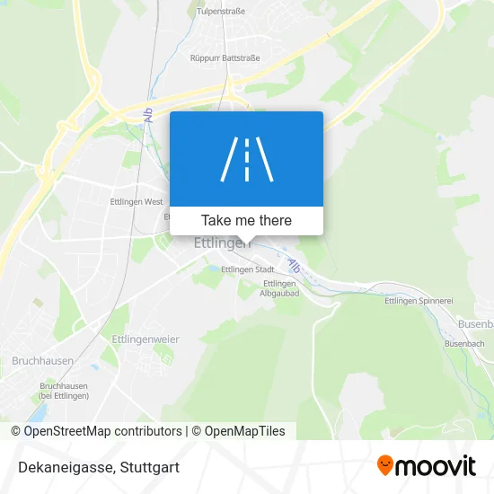 Карта Dekaneigasse