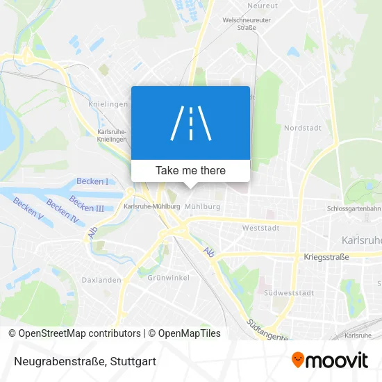 Карта Neugrabenstraße