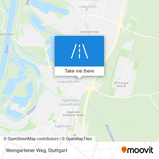 Карта Weingartener Weg