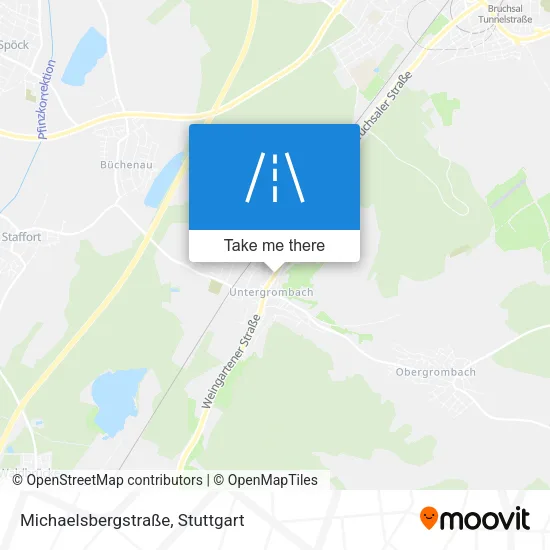 Карта Michaelsbergstraße