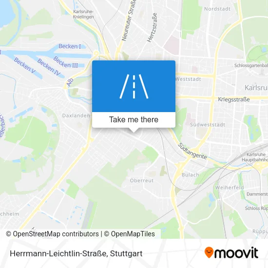 Карта Herrmann-Leichtlin-Straße