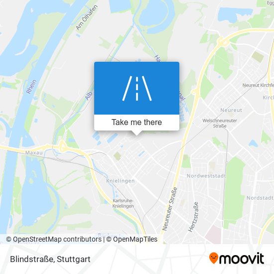 Blindstraße map