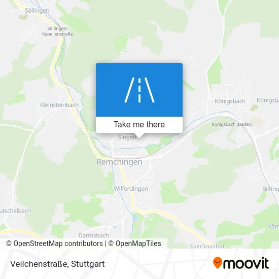 Карта Veilchenstraße