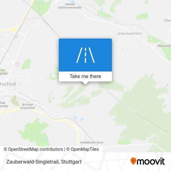 Карта Zauberwald-Singletrail