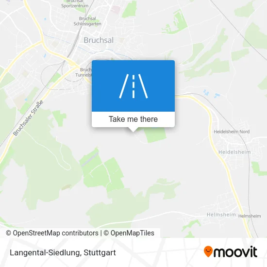 Карта Langental-Siedlung