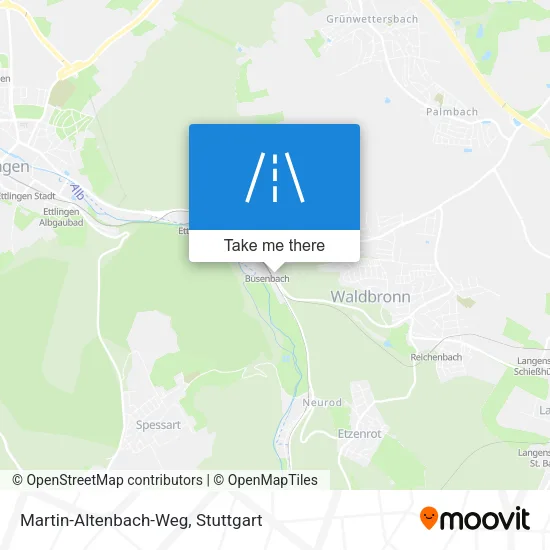 Карта Martin-Altenbach-Weg