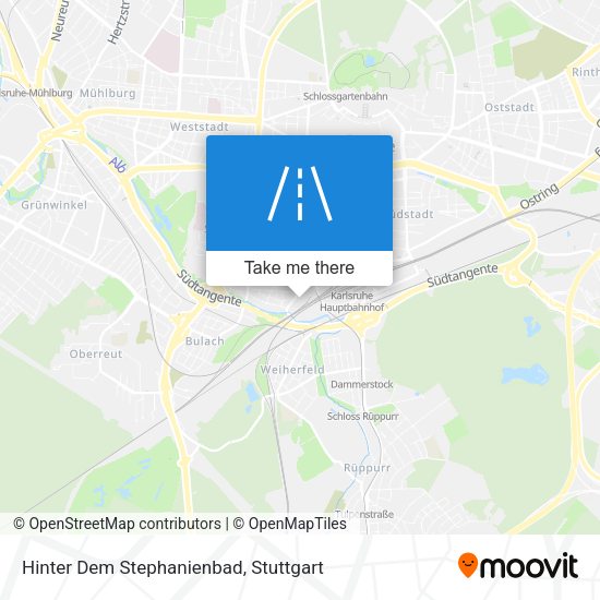 Hinter Dem Stephanienbad map