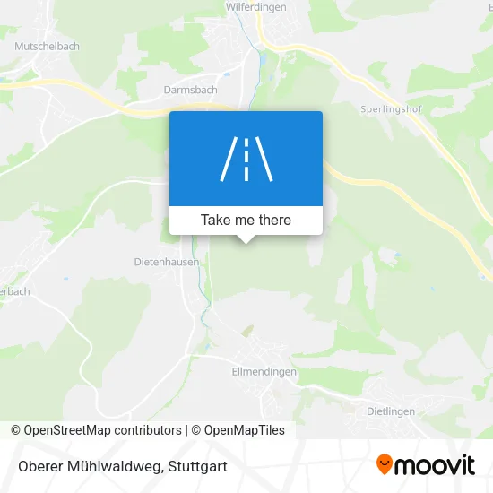 Карта Oberer Mühlwaldweg