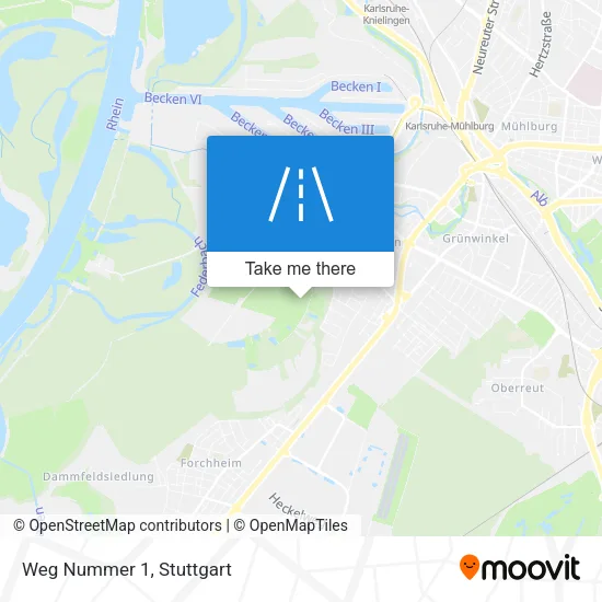 Карта Weg Nummer 1