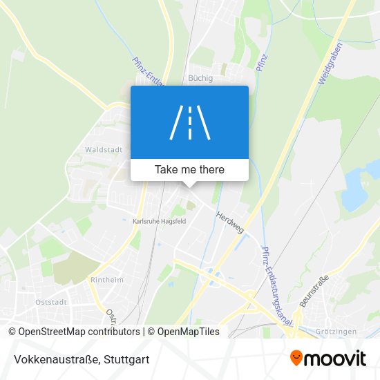 Vokkenaustraße map