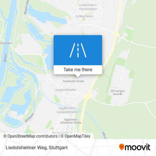 Карта Liedolsheimer Weg