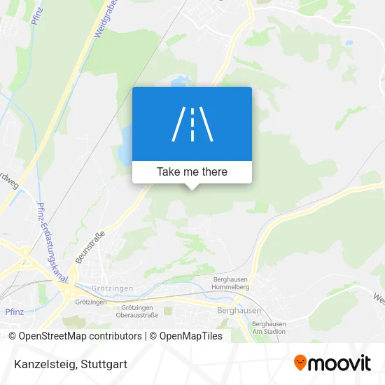 Карта Kanzelsteig
