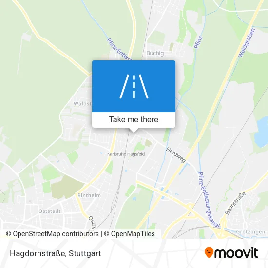 Карта Hagdornstraße