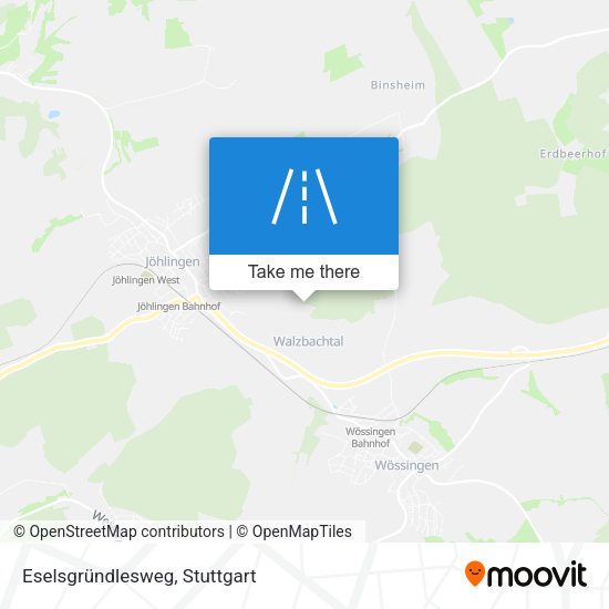 Eselsgründlesweg map