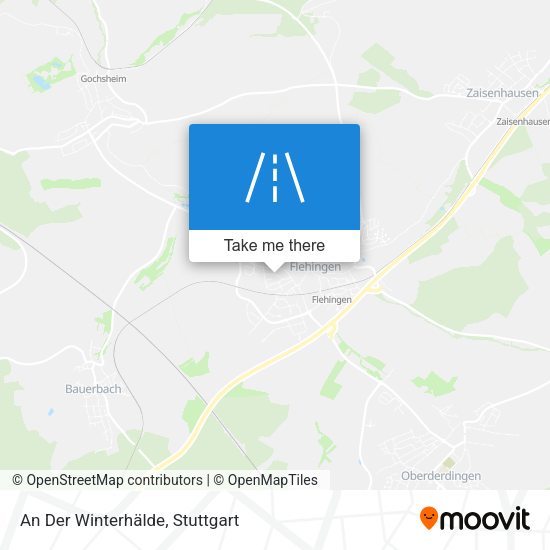 An Der Winterhälde map