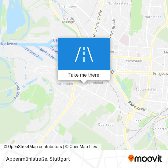 Карта Appenmühlstraße