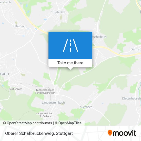 Oberer Schafbrückenweg map