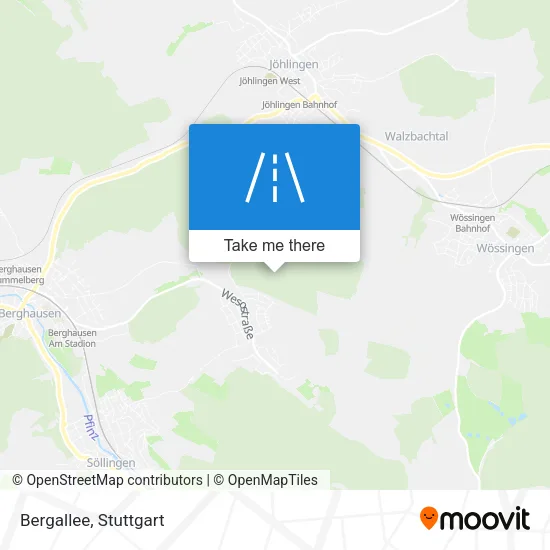 Карта Bergallee