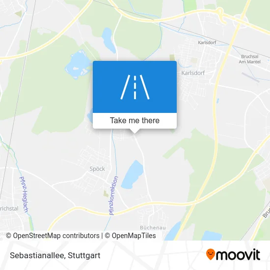 Карта Sebastianallee