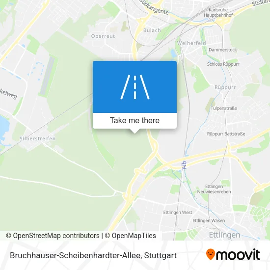 Bruchhauser-Scheibenhardter-Allee map