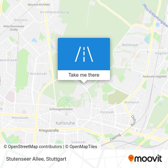 Stutenseer Allee map