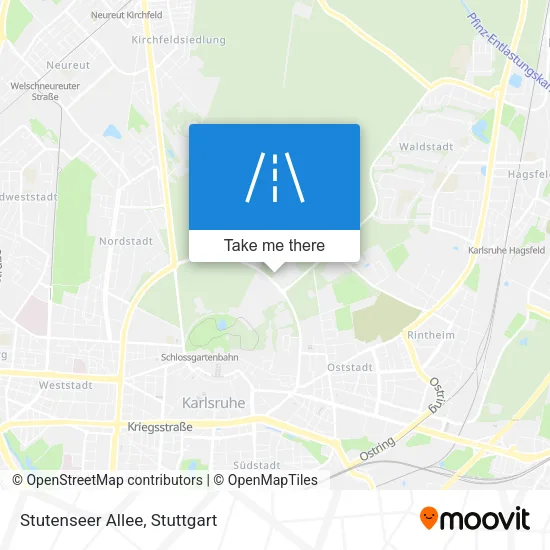 Карта Stutenseer Allee