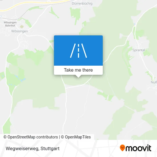 Карта Wegweiserweg