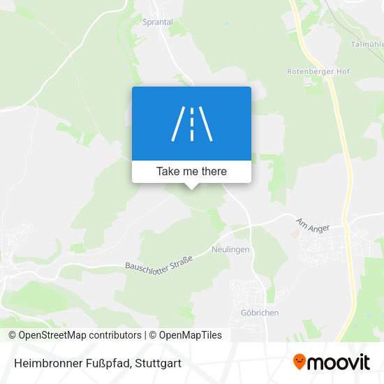 Heimbronner Fußpfad map