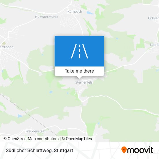 Südlicher Schlattweg map