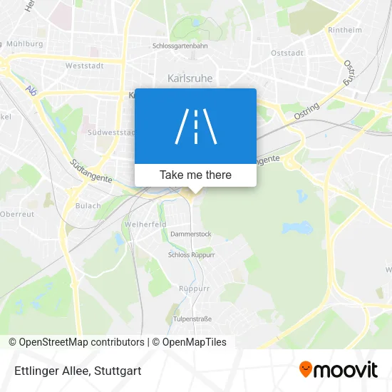 Карта Ettlinger Allee
