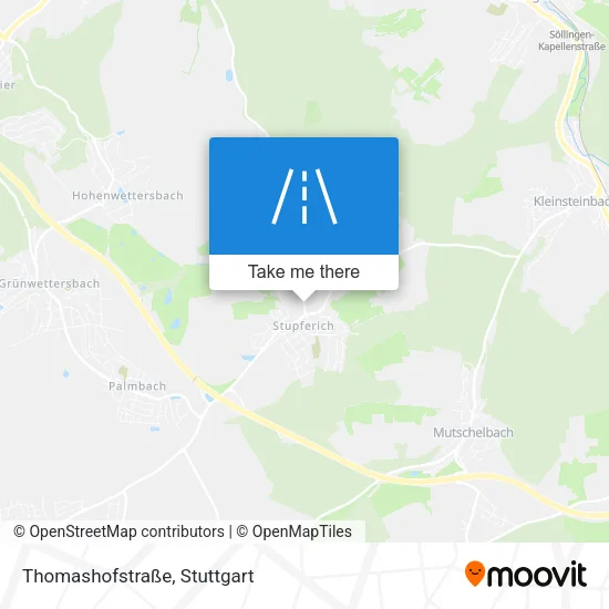 Карта Thomashofstraße