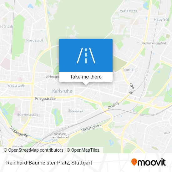 Reinhard-Baumeister-Platz map