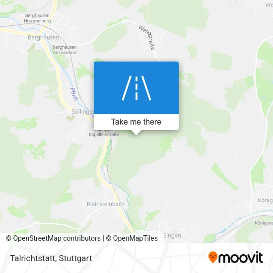Карта Talrichtstatt
