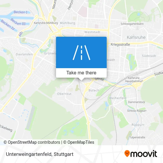 Карта Unterweingartenfeld