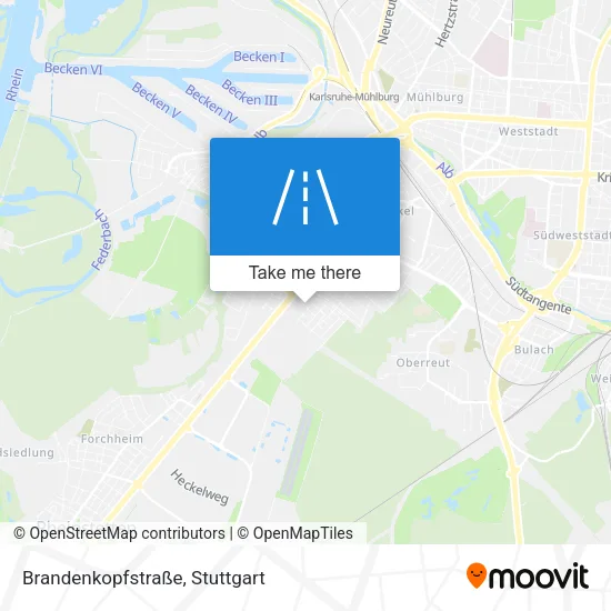 Карта Brandenkopfstraße