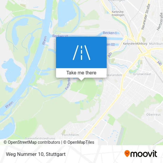 Карта Weg Nummer 10