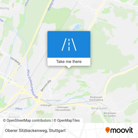 Карта Oberer Silzbackenweg