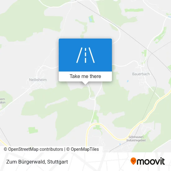 Карта Zum Bürgerwald
